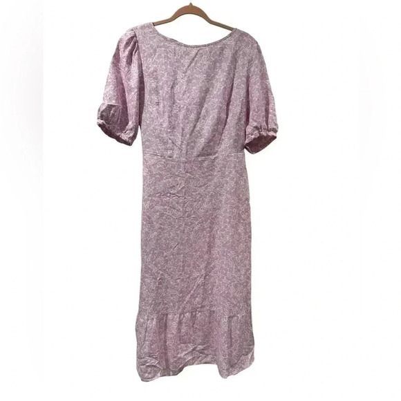 Who What Wear Puff Sleeve Maxi Dress - Picture 2 of 4